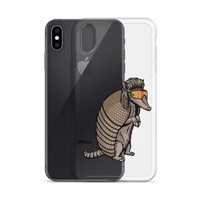 Armadillo Mullet iPhone Case - Clear