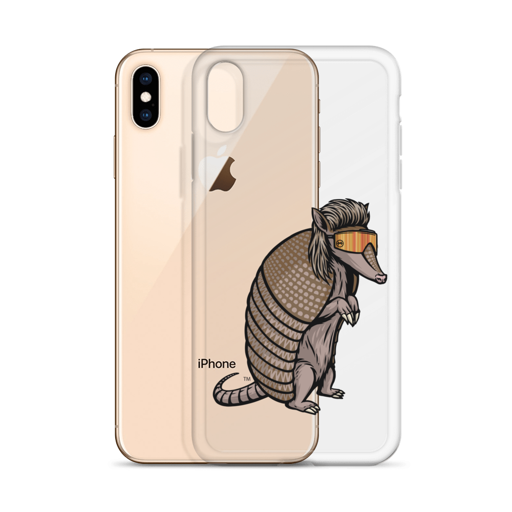 Armadillo Mullet iPhone Case - Clear