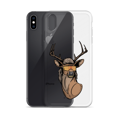 Deer Mullet 2.0 iPhone Case - Clear