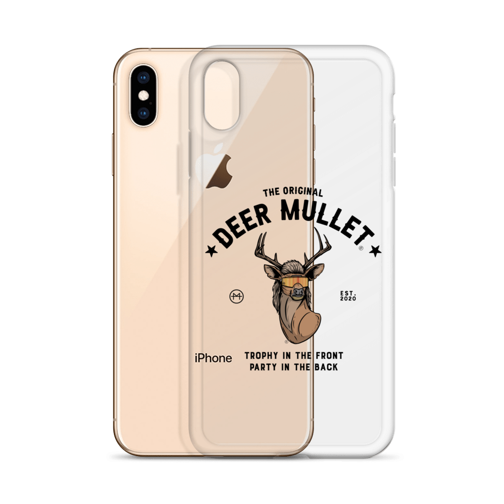 Deer Mullet Motto iPhone Case - Clear