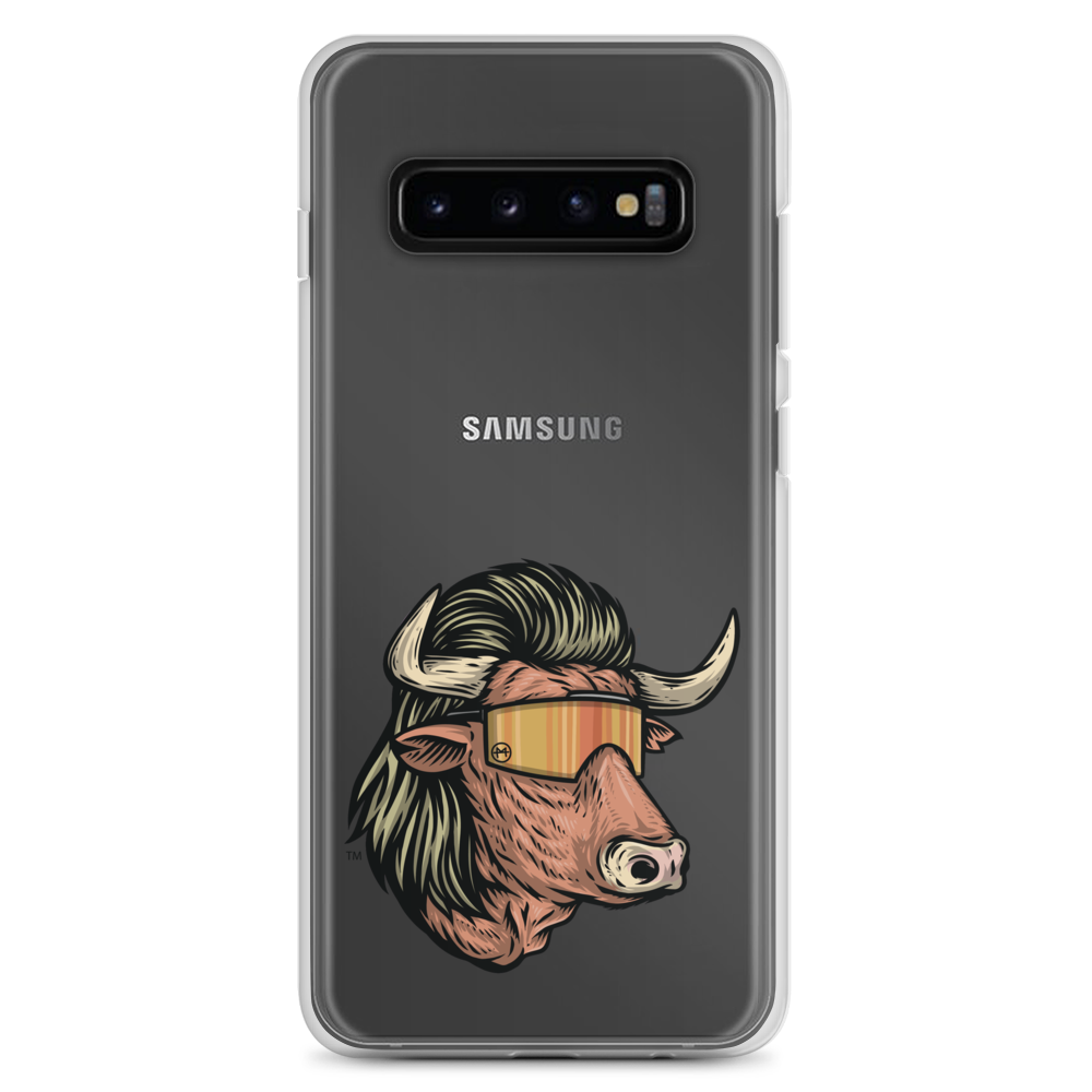 Bull Mullet Samsung Case - Clear