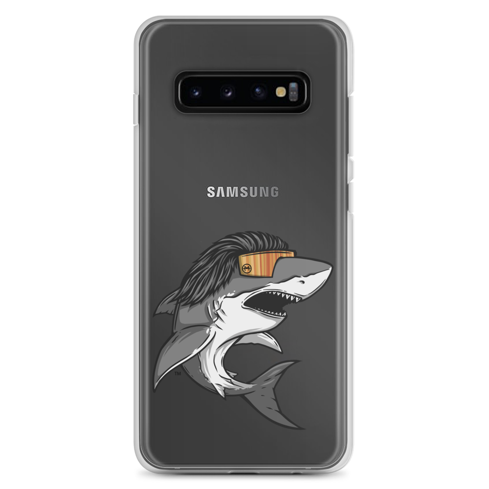 Shark Mullet Samsung Case - Clear