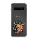 Bull Mullet Samsung Case - Clear