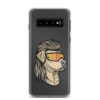 Yellow Lab Mullet Samsung Case - Clear