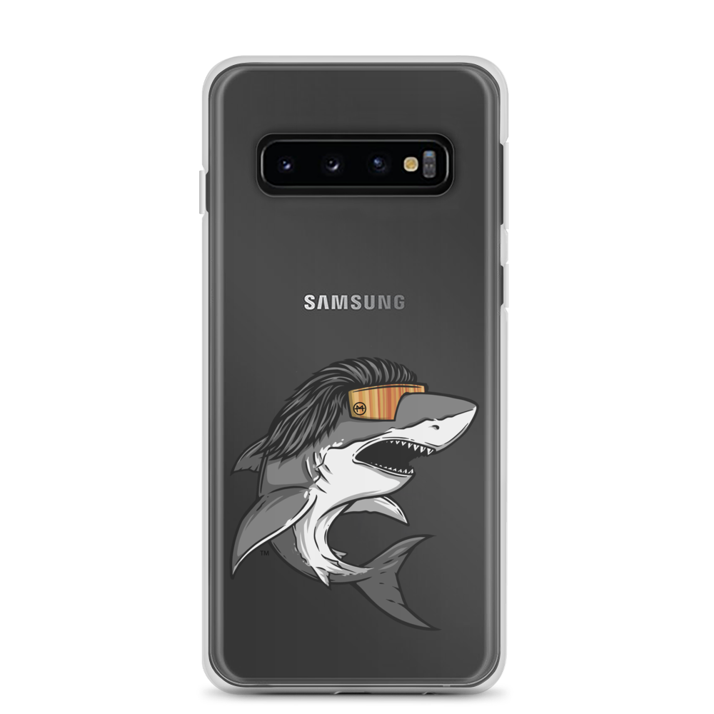 Shark Mullet Samsung Case - Clear