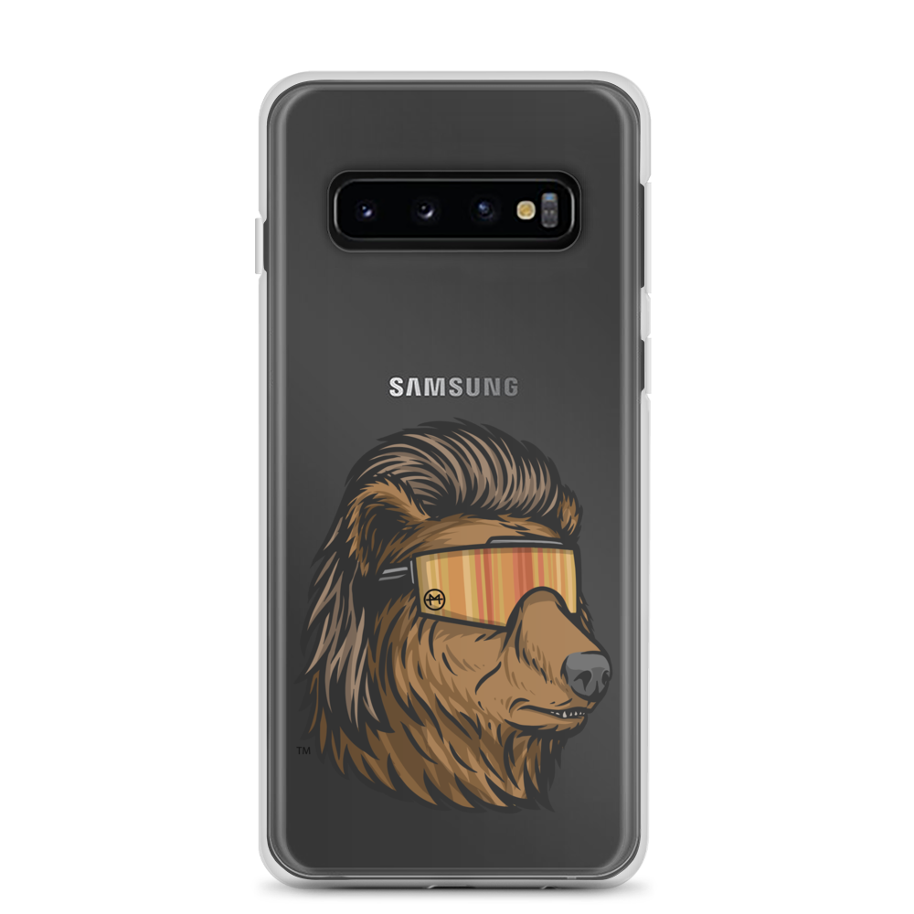 Bear Mullet Samsung Case - Clear