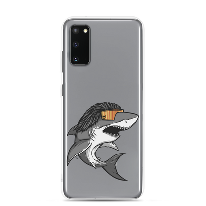 Shark Mullet Samsung Case - Clear
