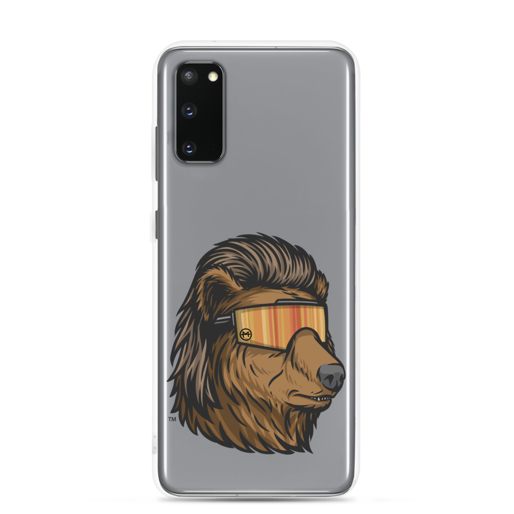 Bear Mullet Samsung Case - Clear