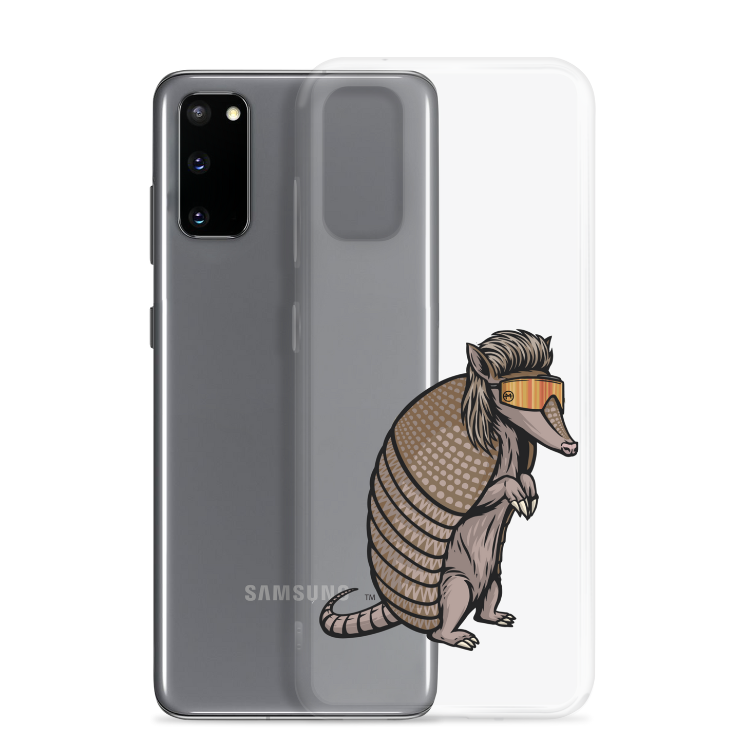 Armadillo Mullet Samsung Case - Clear