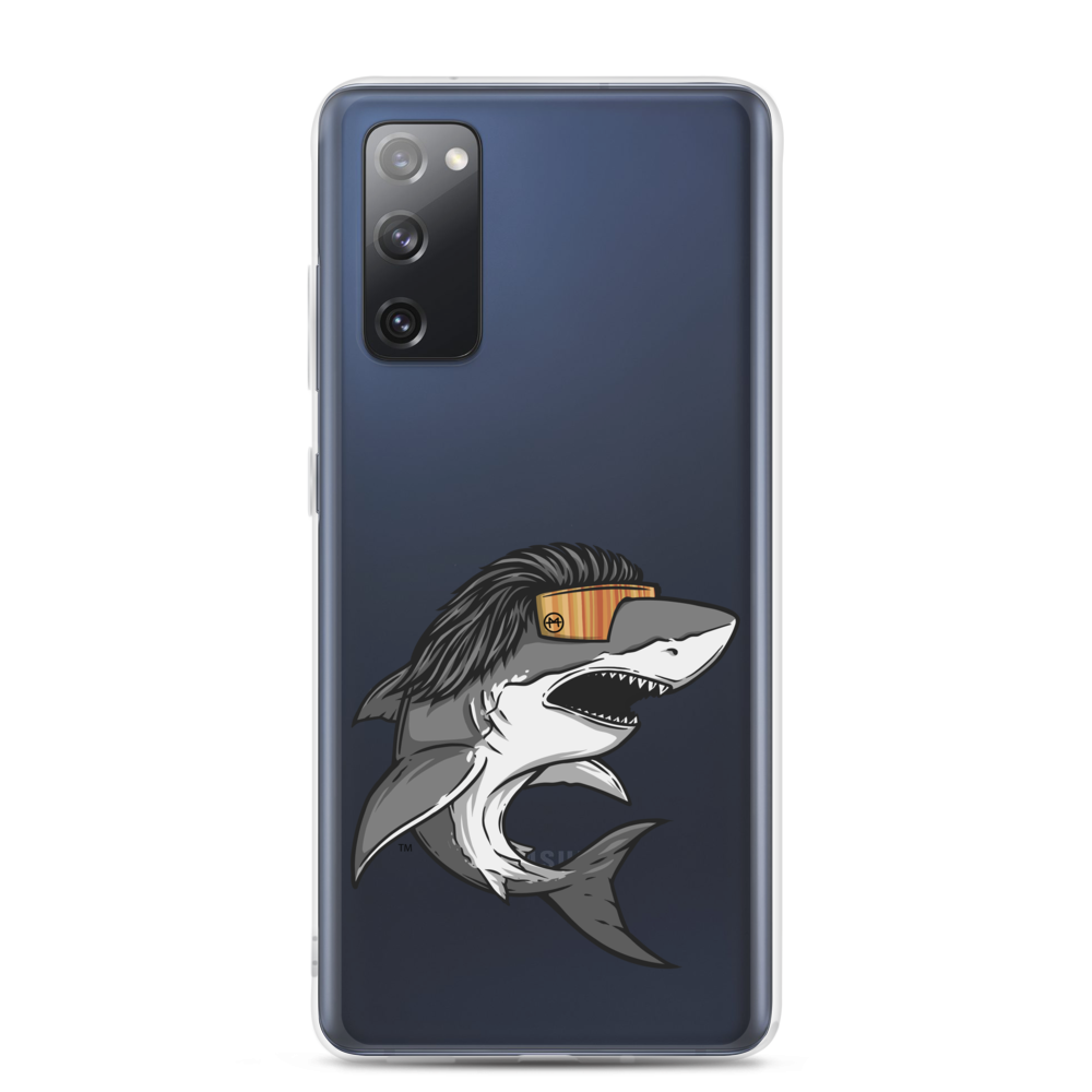 Shark Mullet Samsung Case - Clear