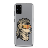 Yellow Lab Mullet Samsung Case - Clear