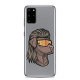 Chocolate Lab Mullet Samsung Case - Clear