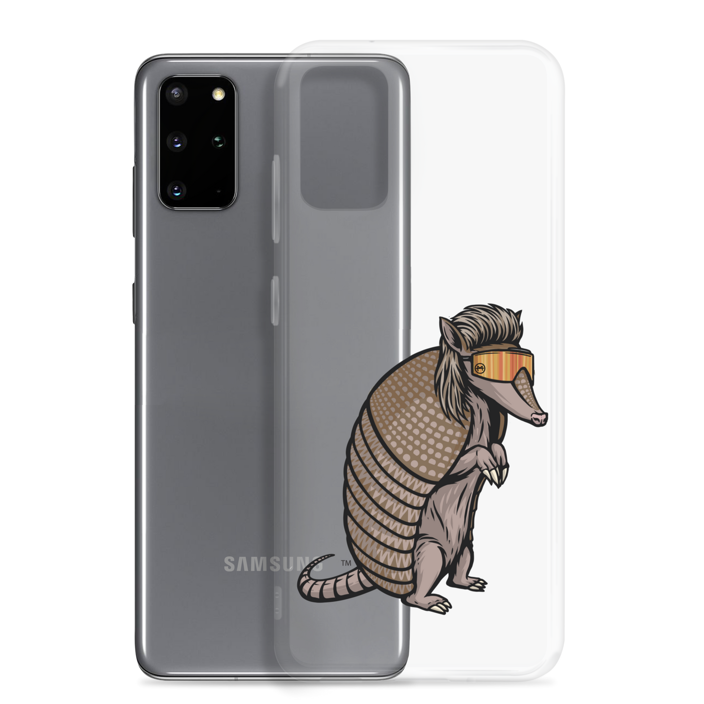 Armadillo Mullet Samsung Case - Clear