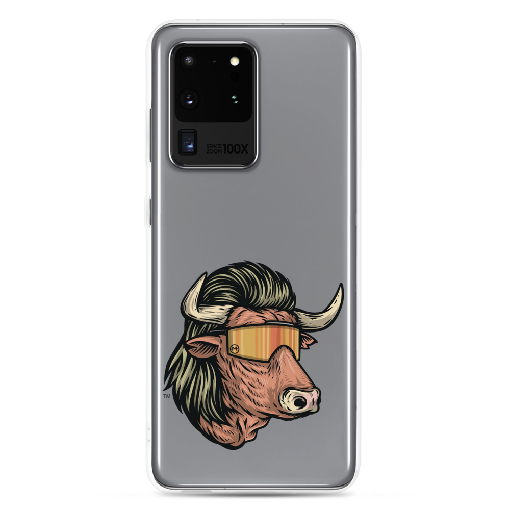 Bull Mullet Samsung Case - Clear