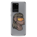 Chocolate Lab Mullet Samsung Case - Clear