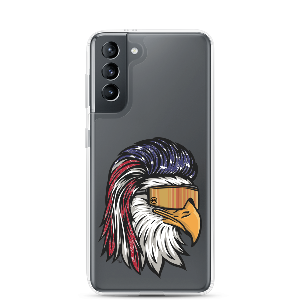 Eagle Mullet USA Samsung Case - Clear