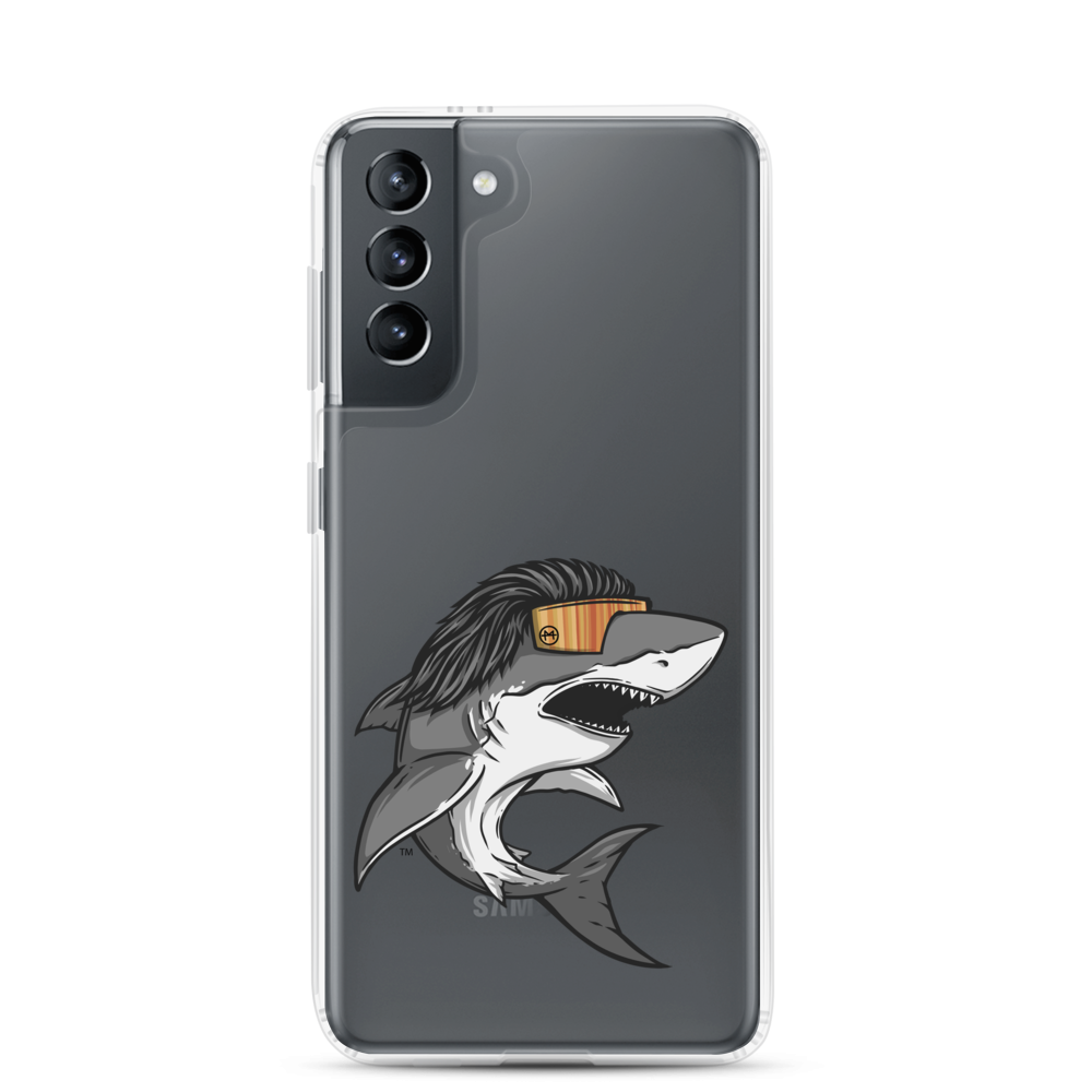 Shark Mullet Samsung Case - Clear