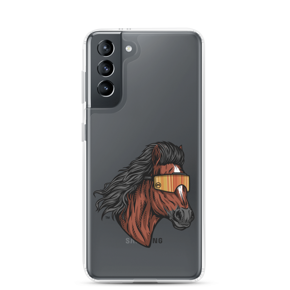 Horse Mullet Samsung Case - Clear