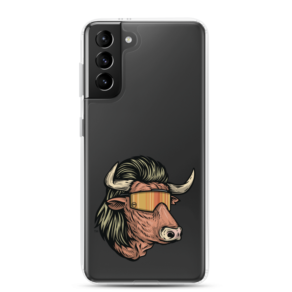 Bull Mullet Samsung Case - Clear