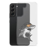 Shark Mullet Samsung Case - Clear