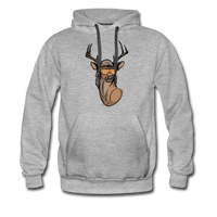 Deer Mullet 2.0 Premium Hoodie - heather gray