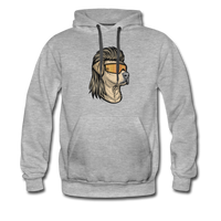 Yellow Lab Mullet Premium Hoodie - heather gray