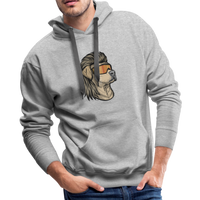 Yellow Lab Mullet Premium Hoodie - heather gray