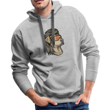 Yellow Lab Mullet Premium Hoodie - heather gray