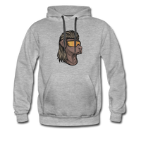 Chocolate Lab Mullet Premium Hoodie - heather gray