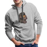 Chocolate Lab Mullet Premium Hoodie - heather gray