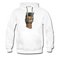 Llama Mullet Premium Hoodie - white