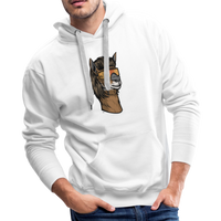 Llama Mullet Premium Hoodie - white