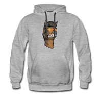 Llama Mullet Premium Hoodie - heather gray