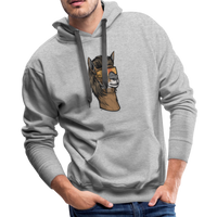 Llama Mullet Premium Hoodie - heather gray