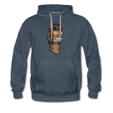 Llama Mullet Premium Hoodie - heather denim