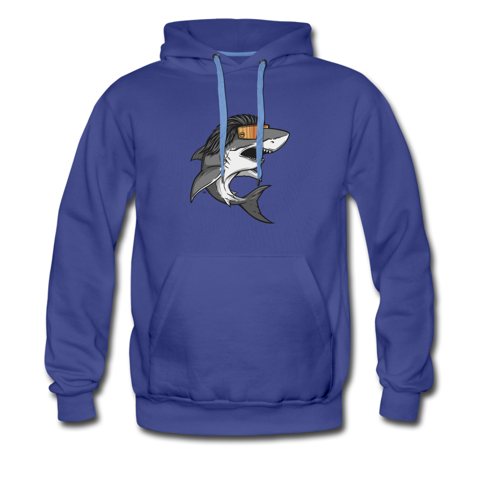 Shark Mullet Premium Hoodie - royalblue