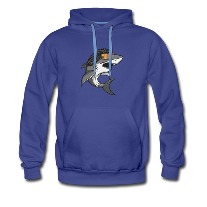 Shark Mullet Premium Hoodie - royalblue