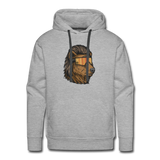 Bear Mullet Premium Hoodie - heather grey