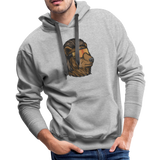 Bear Mullet Premium Hoodie - heather grey