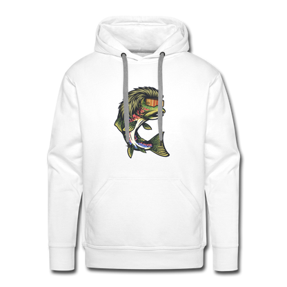 Trout Mullet Premium Hoodie - white