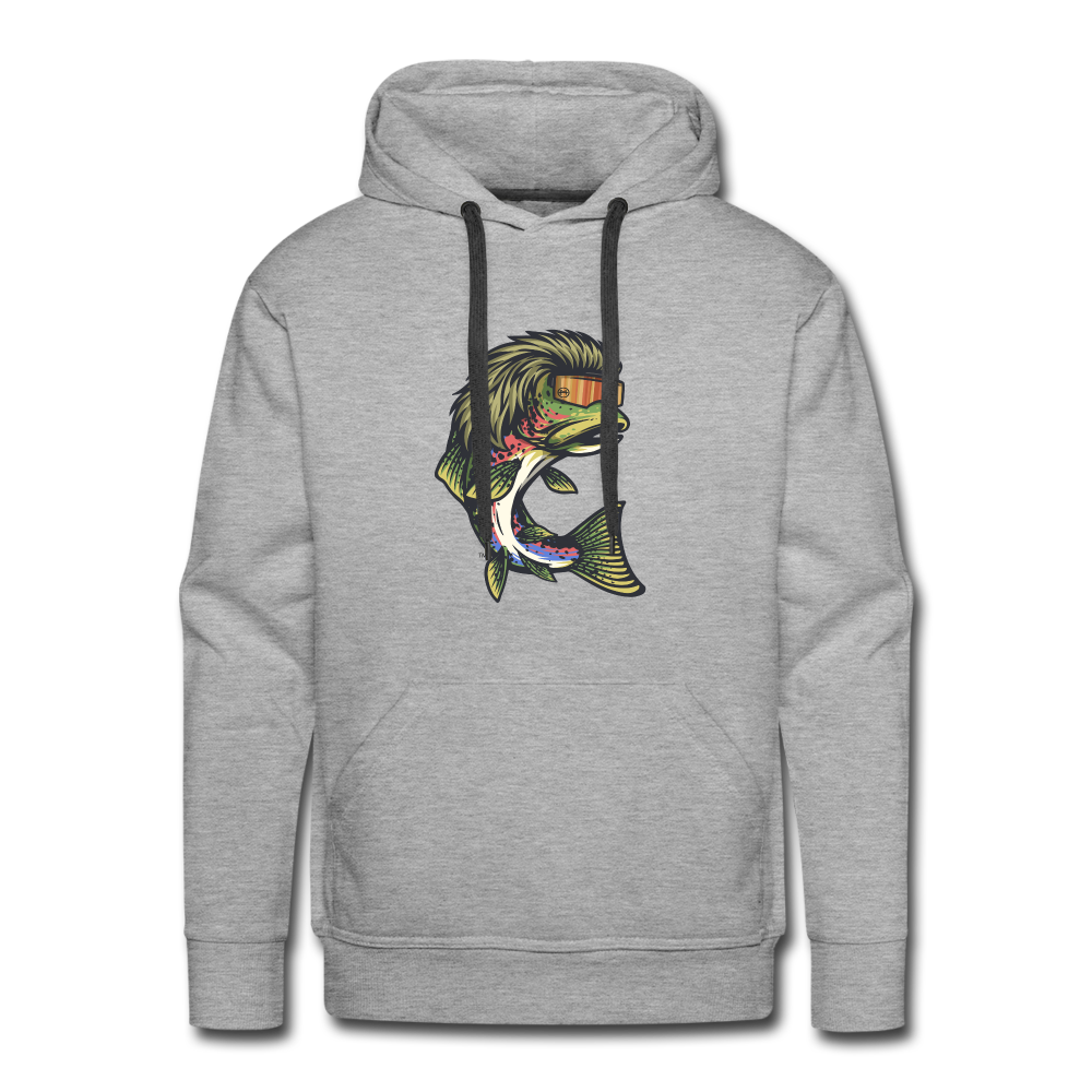 Trout Mullet Premium Hoodie - heather grey