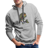 Trout Mullet Premium Hoodie - heather grey