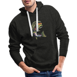 Trout Mullet Premium Hoodie - charcoal grey