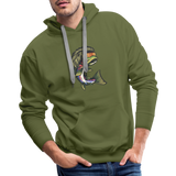 Trout Mullet Premium Hoodie - olive green