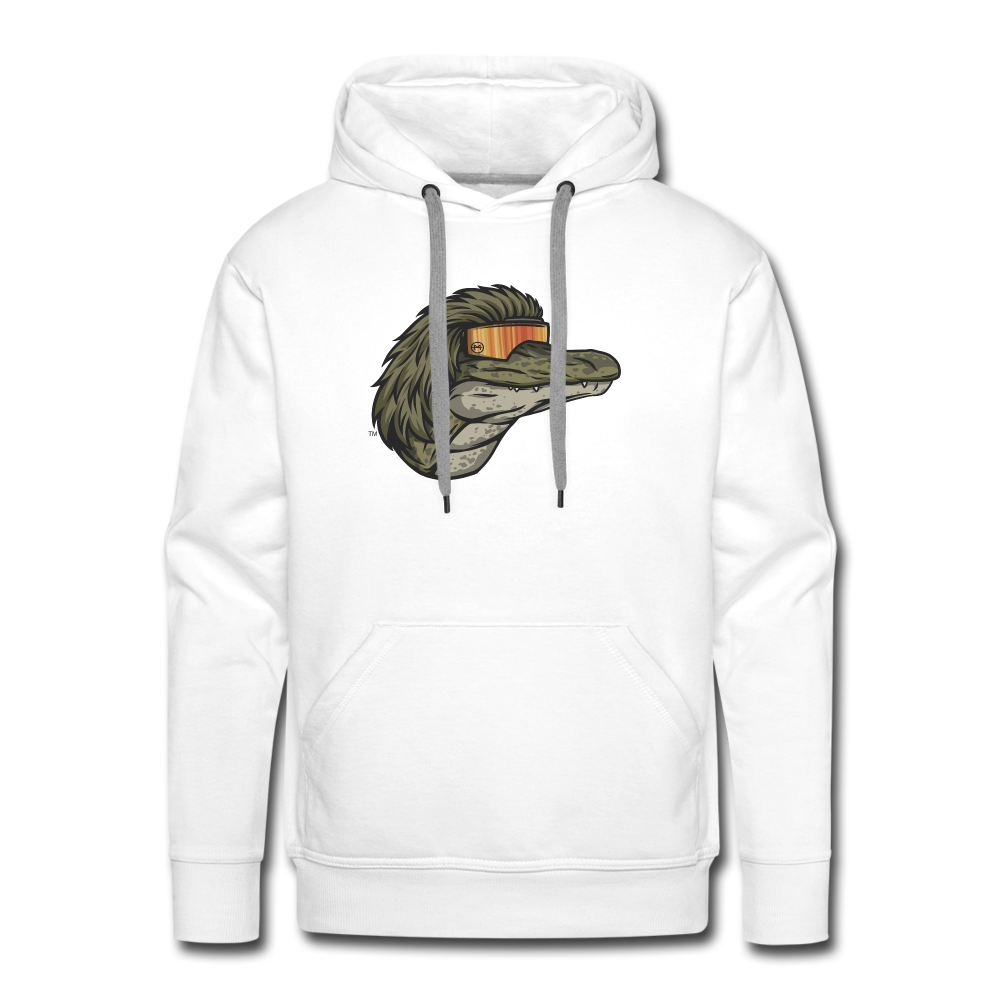 Gator Mullet Premium Hoodie - white