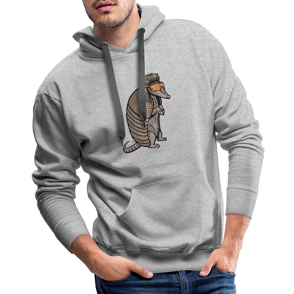 Armadillo Mullet Premium Hoodie - heather grey