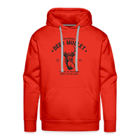 The Original Deer Mullet Motto Premium Hoodie - red
